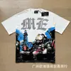 25 Venta al por mayor transfronteriza Tendencia de Belleza Emoción Mixta Serie de Diamantes Calientes Camisetas Sueltas de Manga Corta High Street Hip-Hop para Hombres y Mujeres en