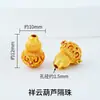 Accesorios de Cuentas Espaciadoras Chapadas en Oro Estilo Antiguo, Alta Retención de Color, Accesorios para Joyería de Pulsera y Collar Hechos a Mano para DIY, Venta al por Mayor de Monedas de Cobre