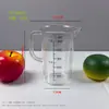 Taza medidora de PC de grado alimenticio de fábrica para tiendas de té de leche, Taza medidora de plástico con escala, Gran capacidad, Múltiples especificaciones, con tapa, Cilindro medidor comercial