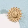 Anel de Flor Simples Retrô Estilo Metálico Boêmio Venda Quente Transfronteiriça Anel de Flor Borboleta Amor Atacado para Mulheres
