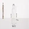 Tubo Porta-Incenso 21cm Tubo de Incenso Barril de Armazenamento de Incenso Plástico Acrílico Armazenamento de Produtos de Incenso Coleção Papel A4