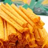 Qianweiyuan tira verde refrescante picante campus stick picante lanche de lazer fatia grande picante 8090 nostalgia da infância memória de infância