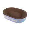 Tabla Rascadora de Cartón Corrugado Ovalada Extra Grande Que No Se Desprende Fácilmente, Cama para Gatos Integrada y Cuenco Rascador, Juguete para Aliviar el Aburrimiento y Afilar las Uñas de los Gatos