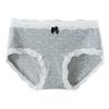 Atacado de Fábrica 10A Roupa Íntima Feminina Antibacteriana com Entrepernas Estendido, Calcinhas de Algodão Puro Cintura Média, Calcinhas Femininas Florais Doces