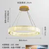 Lámpara de araña de cristal de lujo para comedor, lámpara de alta gama para sala de té, 6 lámparas nuevas de diseño para mesa de comedor y mesa de bar, hierro