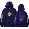 Otoño 2024 Invierno Nuevo KobeBryant24 Manga de Hilo en el Hombro Sudadera con Capucha Casual Holgada para Hombre Otoño y Primavera