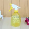 Regadera transparente de color caramelo, regadera para jardinería, rociador de riego pequeño, regadera, regadera de 2 yuanes