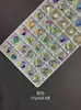 Rhinestones para Uñas con Forma de Cabeza de Tigre K9 de Base Puntiaguda, Rhinestones de Vidrio de Color Recubierto, Accesorios DIY, Cristales para Uñas Serie de Color Electroplateado