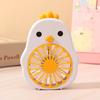 Novo mini ventilador de bolso de frango portátil para exterior com carregamento USB pequeno ventilador de frango de desenho animado fofo ventilador elétrico de frango
