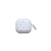 Funda Protectora para Auriculares AirPods 4ª Generación Estilo Coreano Blanco y Azul con Estrellas Adecuada para Auriculares Apple Airpods3/Pro