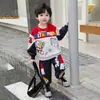 Conjunto de Sudadera y Pantalones Clásicos de Ultraman para Niños Estilo Coreano Ropa Deportiva Fresca para Niños Conjunto de Dos Piezas Ropa de Primavera y Otoño Ropa para Bebés