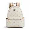 Mochila Escolar Estudantil Estilo Ocidental/Faculdade com Estampa de Urso de Desenho Animado, Mochila Feminina, Mochila de Viagem de Grande Capacidade para Mulheres