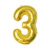 Versão transfronteiriça de 32 polegadas dos EUA da versão digital de 0-9 filme de alumínio gordo da bola digital de decoração de aniversário de bebê balão digital