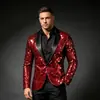 Blazer de lentejuelas para hombre transfronterizo, adecuado para banquetes, bodas, fiestas, actuaciones, espectáculos de escenario y eventos de discoteca