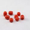 Atacado Resina Imitação Coral Vermelho Contas Tambor Contas Maçã Contas de Balde Prontas Contas Soltas Pulseira Colar DIY Acessórios de Joias
