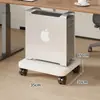 Soporte para Host de Computadora Gabinete de Colocación para Caja de Escritorio Base de Bandeja de Soporte Estante de Colocación Estante de Almacenamiento con Ruedas Móvil