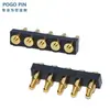 Conector POGOPIN dedal de resorte dedal de antena chapado en oro pasador de inserción de pasador de dedal lado del orificio del pasador pasta de soldar tipo cable de soldadura de carga pasador plano