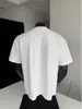 Camiseta de Manga Corta Transpirable, Fresca y de Secado Rápido para Hombre, Verano, Panel de Malla, Tendencia Estilo Americano, Cuello Redondo, Color Sólido, Top de Media Manga