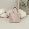 Nova bolsa de almoço xadrez, estilosa e fresca, leve e portátil, perfeita para compras e passeios tranquilos, uma bolsa tote de alta qualidade e grande capacidade