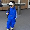 Conjunto Esportivo Dupla Face para Meninos Primavera & Outono Nova Jaqueta Esportiva Infantil Conjunto de Duas Peças para Crianças Pequenas e Médias Exportação Roupas Infantis