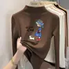 Y2051# camiseta casual para meninas crianças camiseta básica curinga manga longa nova jaqueta de outono infantil camiseta básica