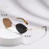 Gafas de sol que cambian de color, sin montura, unisex, moda transfronteriza, gafas de sol con forma de diamante, gafas de alta gama, gafas poligonales retro