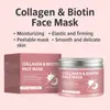 Mascarilla Peel-Off para Cuidado Facial Transfronterizo Hidrata la Piel y Aclara Mascarilla Facial con Colágeno y Biotina