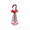 Clavos de espina de pescado con resorte para huecos de terrazas exteriores, Clavos para fijar tablas de madera a tiendas de campaña, Pinzas con forma de ancla para cuerdas para camping y uso en exteriores