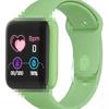 Relógio inteligente Y68s cor macaron popular da Amazon feminino monitoramento de frequência cardíaca pressão arterial à prova d'água modelo multifuncional