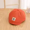 Gorra coreana para bebé de visera hacia adelante con logo de oso de dibujos animados lindo, sombrero para el sol, boina nueva para niños de primavera y otoño transfronteriza al por mayor