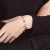 Pulsera Minimalista de Ágata y Concha de Doble Capa de Estilo Romano Europeo y Americano, Joyería de Acero de Titanio con Diseño Nicho de Jade Minimalista Estilo Ins 18K