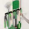 Prateleira Organizadora de Ferramentas para Sala de Armazenamento Montada na Parede Suporte Multifuncional para Vassoura Suporte de Armazenamento Suporte para Vassoura de Banheiro