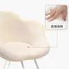 Taburete de tocador personalizado, Silla de pétalo popular para sala de transmisión en vivo, Silla de tocador para dormitorio con respaldo, Silla minimalista para apartamento pequeño