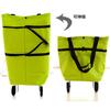 Bolsa de Carrito Plegable de Tela Oxford Multifuncional Carrito Doméstico Bolsa de Carrito de Compras Retráctil Bolsa de Compras Plegable