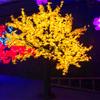 Venta Directa Alta Calidad Alta Tela Artificial LED Árbol de Hoja de Arce LED Luz de Árbol Impermeable para Exterior