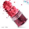 Polvo de glitter polvo de glitter joyería para uñas lentejuelas traje degradado láser Esmalte de uñas pegamento maquillaje epoxi delgado