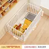 Valla para Mascotas Perro Uso en Interiores Hogar Combinación Libre Corgi Perros Pequeños y Medianos Teddy Puerta de Aislamiento Jaula para Perros Entrenamiento para Ir al Baño