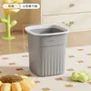 Lixeira de Cozinha Montada na Parede Doméstica Simples de Alto Valor com Tampa Articulada Lixeira de Banheiro Montada na Parede
