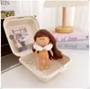 Ropa para muñeca de patata 14cm ropa para muñeca mini falda capucha chaleco overol chal sombrero