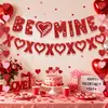 Fiesta Temática de San Valentín Transfronteriza Set de Bolas de Panal BE MINE Banner de Corazón Decoración de Fiesta de Bodas
