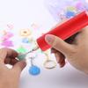 Ventilador de mano rojo taladro eléctrico plástico acrílico epoxi modelo de madera taladrado taladro taladro eléctrico pequeño diy