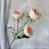3 cabeças concubina imperial rosa Parede salão de casamento teto estrada chumbo arranjo de flores arco decoração flor artificial casamento flor artificial atacado Ling