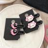 Xiao Mao College Auriculares Dulces y Cool Flequillo Clip Lateral Dulce Lindo Pasador Accesorios para el Cabello Corazón Femenino Clip para Flequillo Clip de Pico de Pato