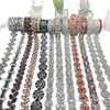 Pedrería Vidrio Resina Adhesivo Termofusible Diamante Caliente Forma Especial Código de Barras Cuello Cinta de Encaje Accesorios para Ropa Joyería DIY