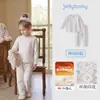 Ropa de casa para niñas jellybaby otoño nuevo conjunto térmico infantil para niños pequeños, conjunto cálido de ropa interior para bebé