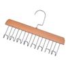 Cabide de madeira sling cueca colete gravata rack de armazenamento atacado dormitório doméstico gancho onda rack de secagem