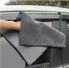 Paño Mágico de Limpieza para Coche Grueso de Doble Cara en Gamuza, Toalla de Lavado de Coches de Felpa de Coral, Toalla Absorbente de Microfibra para Limpiar el Coche