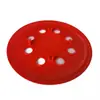Reemplazo asiento de taburete plástico asiento de taburete redondo hueco engrosado panel de ocho agujeros plástico vulcanizado taburete de barra de acero moldeo por soplado con tapa