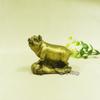 Ornamentos de porco de cobre, tamanho pequeno, latão, zodíaco, porco, decoração de casa, metal, mascote, artesanato de metal