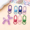 Yuku32X12Mm Broche Ovalado Pintado para Puerta Llavero Cadena para Teléfono DIY Accesorios de Piezas con Cierre de Resorte